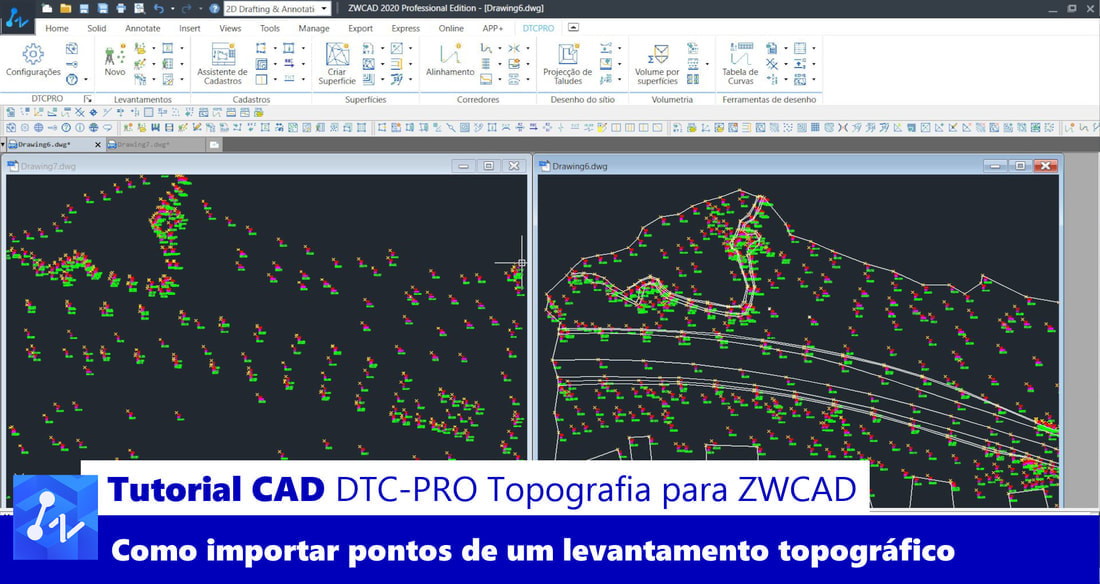 ZWCAD para Topografia - ZWCAD Professional, DTC-Pro Topografia e Spatial Manager - Ibercad, Lda
