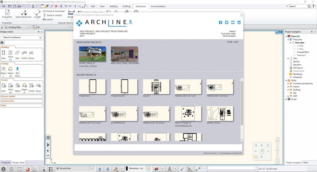 Workflow ARCHline.XP Software BIM - Ibercad