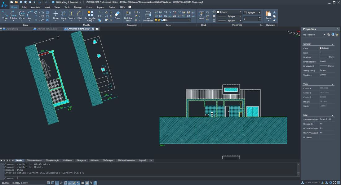 Software CAD compatível com o formato .DWG idêntico ao Autocad da Autodesk