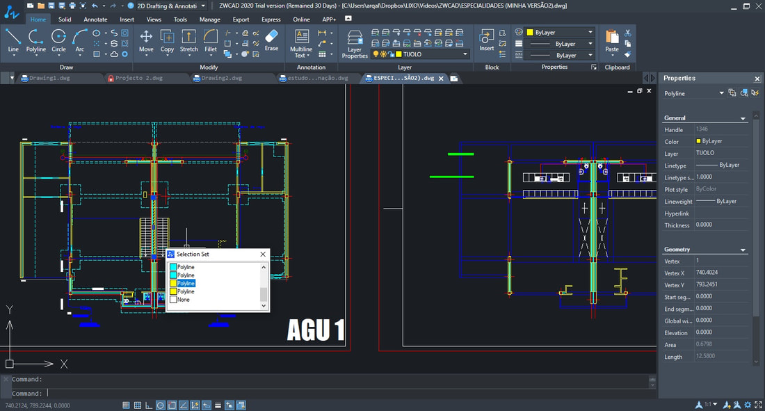  Software CAD compatível com o formato .DWG idêntico ao Autocad da Autodesk 