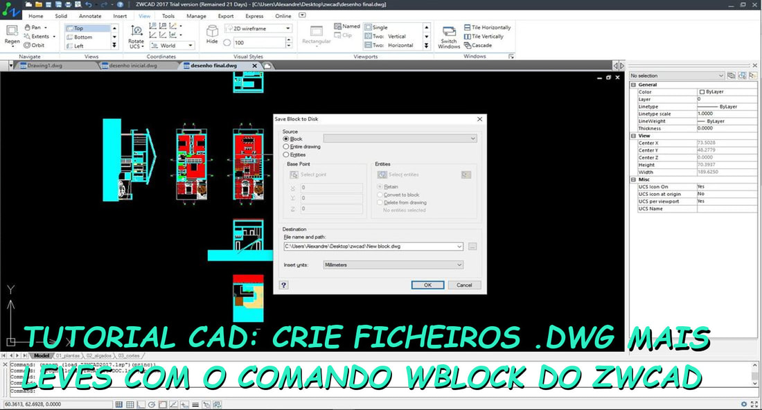 Software CAD compatível com o formato .DWG idêntico ao Autocad da Autodesk